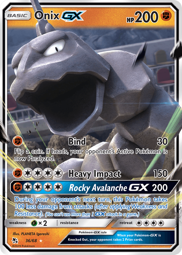 Onix-GX — Hidden Fates #36