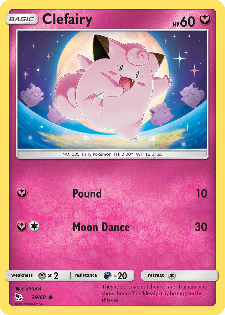 Clefairy — Hidden Fates #39