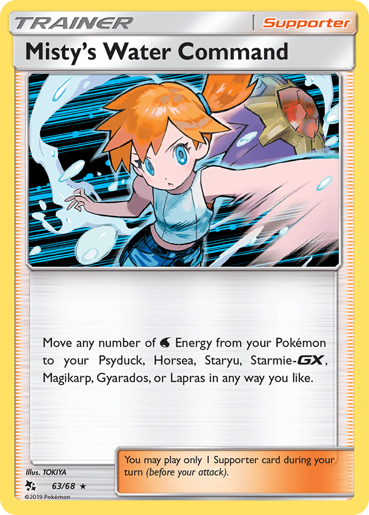 Misty's Water Command — Hidden Fates #63