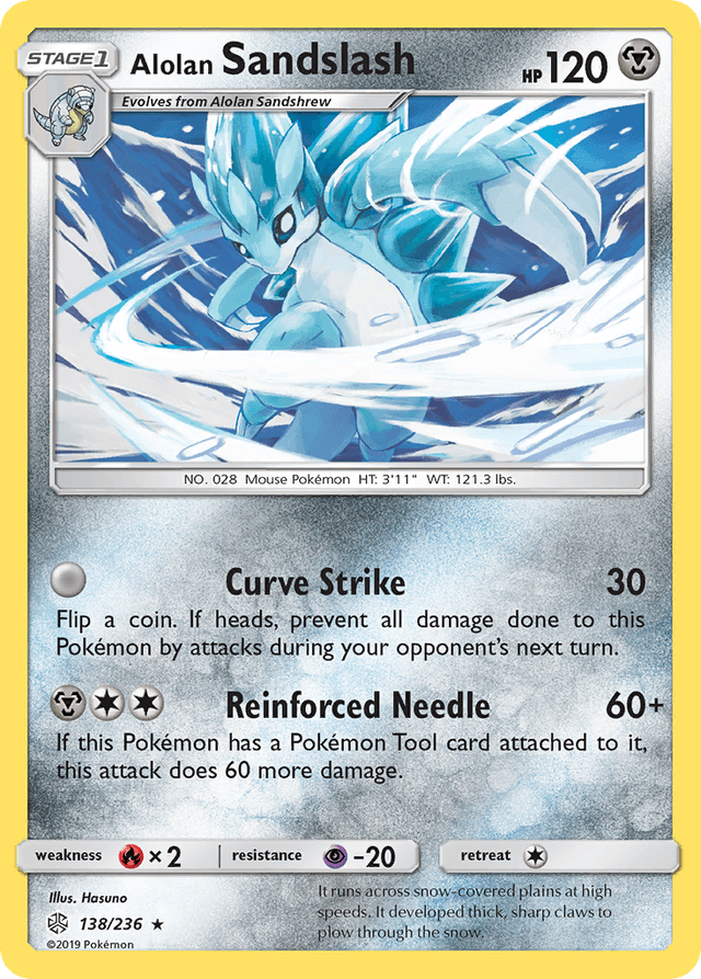 Alolan Sandslash — Cosmic Eclipse #138