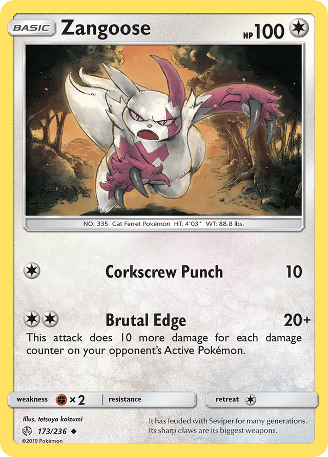 Zangoose — Cosmic Eclipse #173