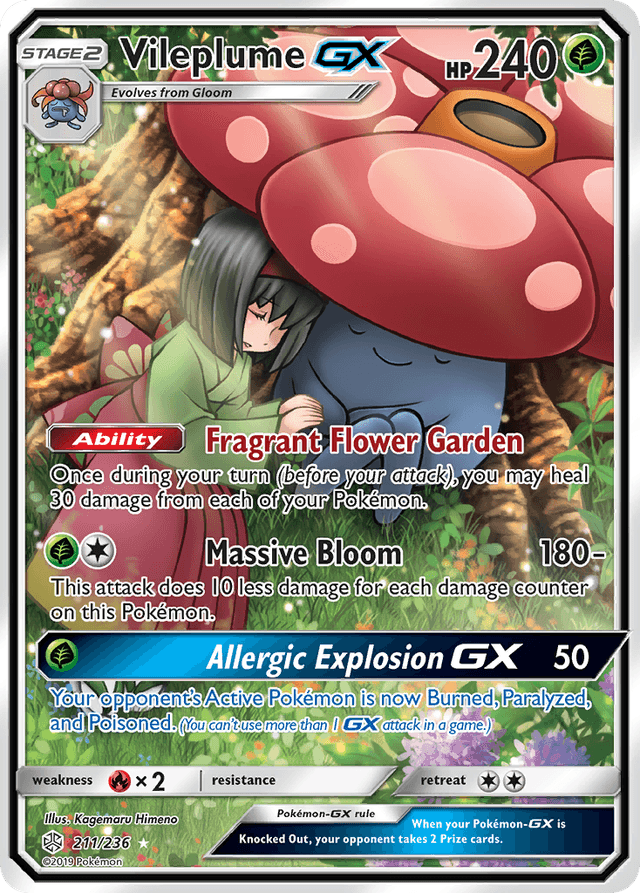 Vileplume-GX — Cosmic Eclipse #211