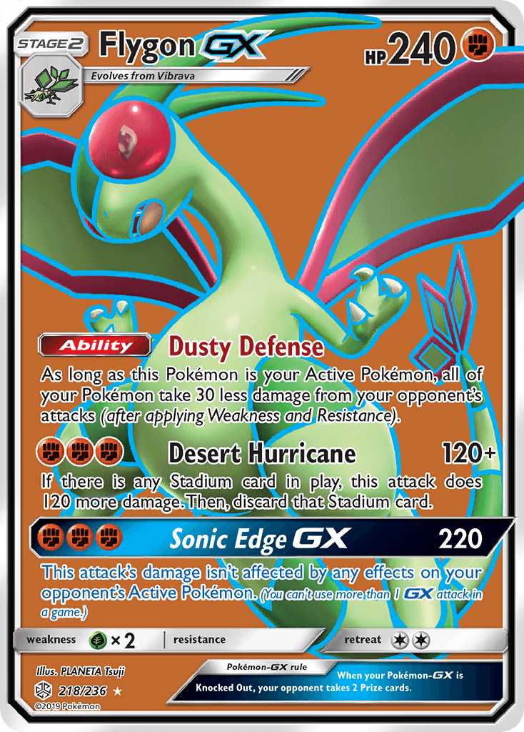 Flygon-GX — Cosmic Eclipse #218