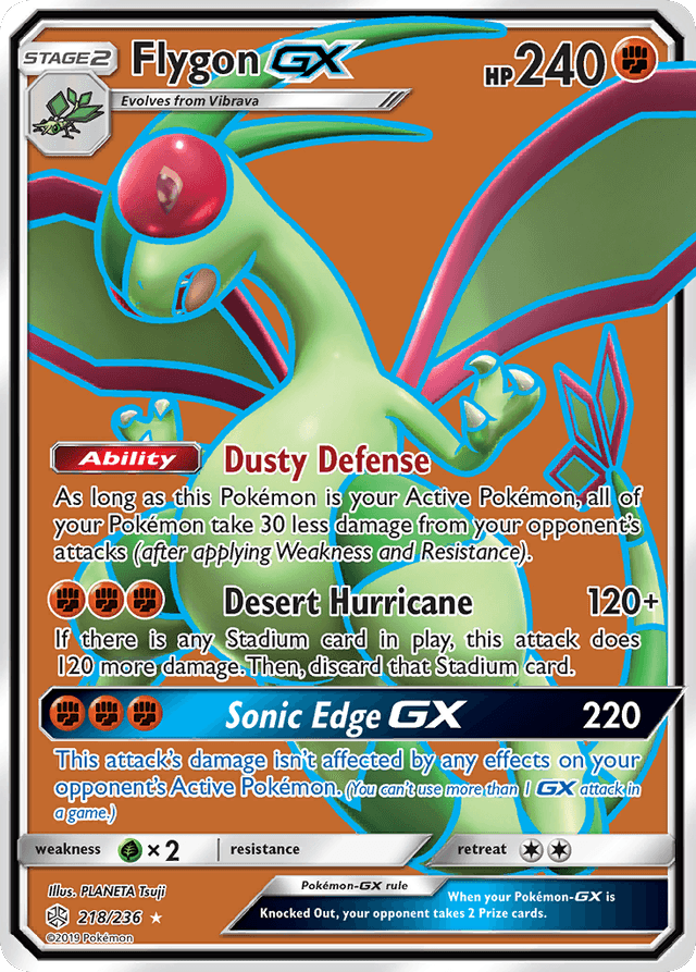Flygon-GX — Cosmic Eclipse #218