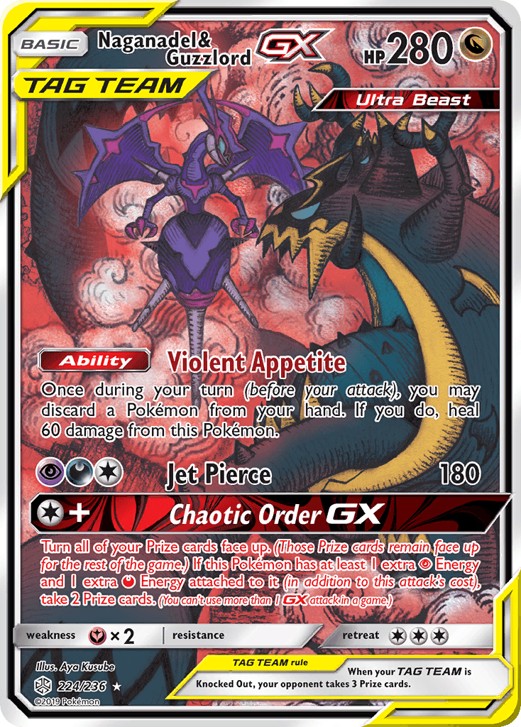 Naganadel & Guzzlord-GX — Cosmic Eclipse #224