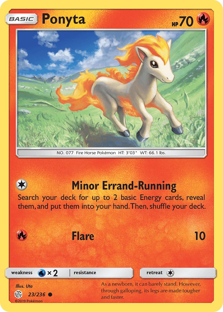 Ponyta — Cosmic Eclipse #23