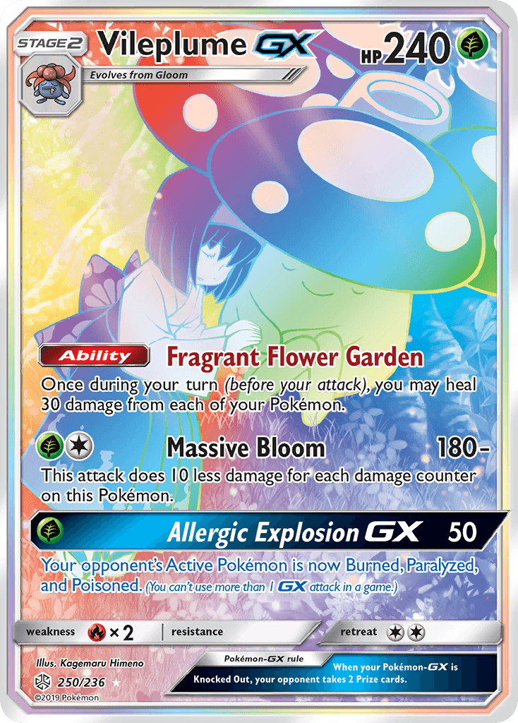Vileplume-GX — Cosmic Eclipse #250