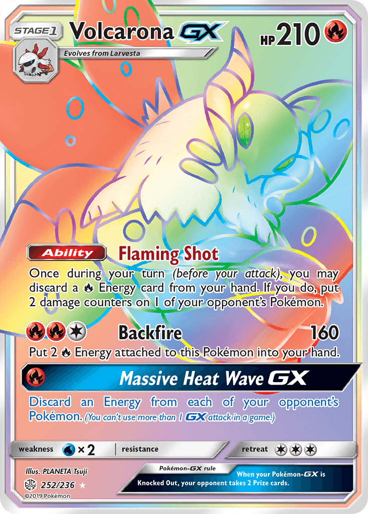 Volcarona-GX — Cosmic Eclipse #252