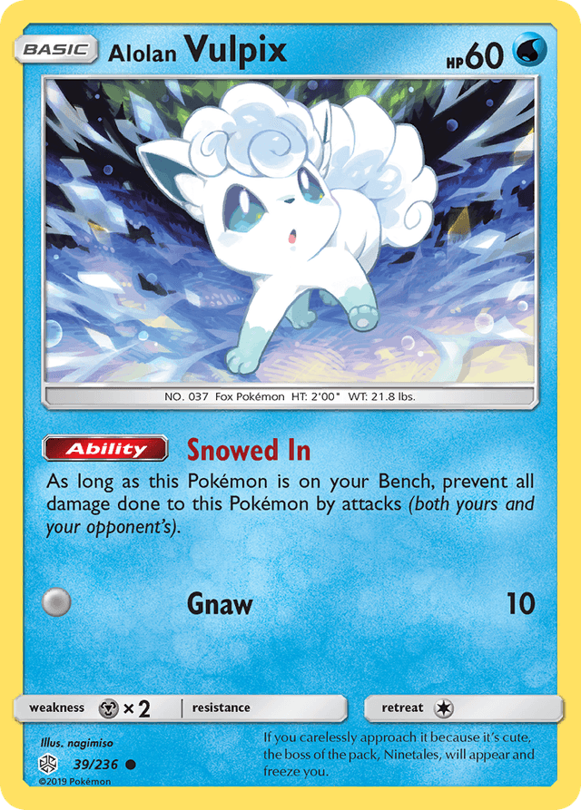 Alolan Vulpix — Cosmic Eclipse #39