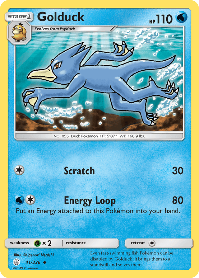 Golduck — Cosmic Eclipse #41