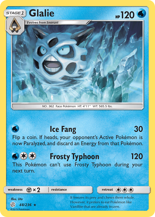 Glalie — Cosmic Eclipse #48
