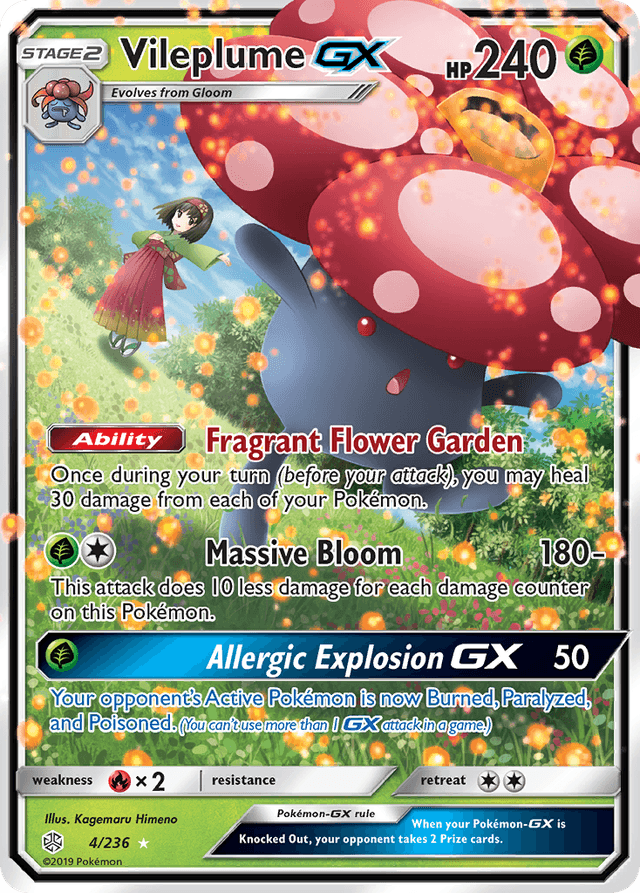 Vileplume-GX — Cosmic Eclipse #4