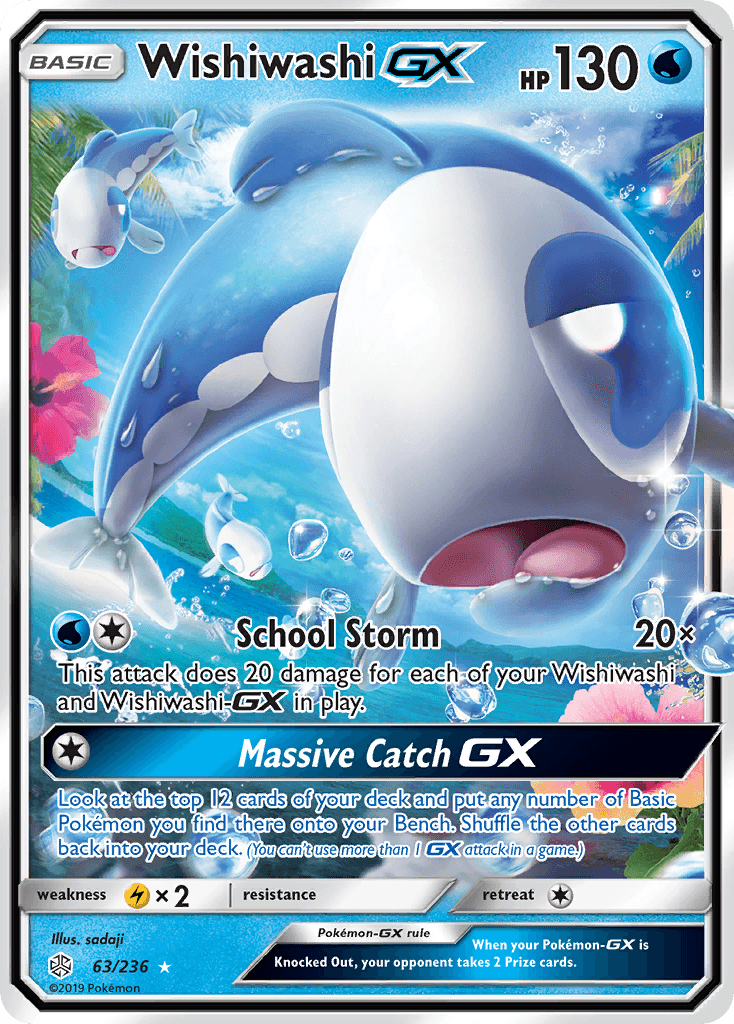 Wishiwashi-GX — Cosmic Eclipse #63