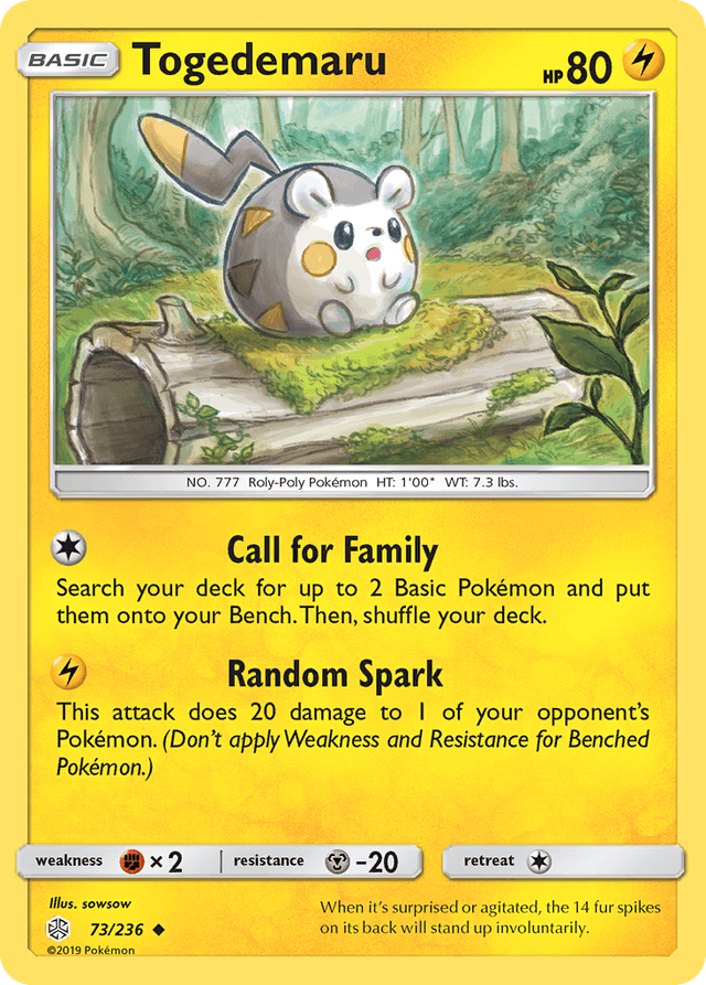 Togedemaru — Cosmic Eclipse #73