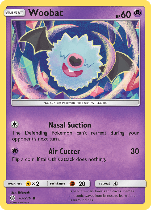 Woobat — Cosmic Eclipse #87