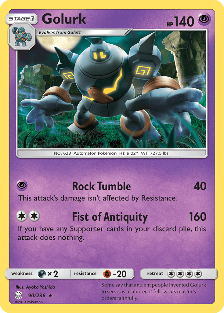 Golurk — Cosmic Eclipse #90