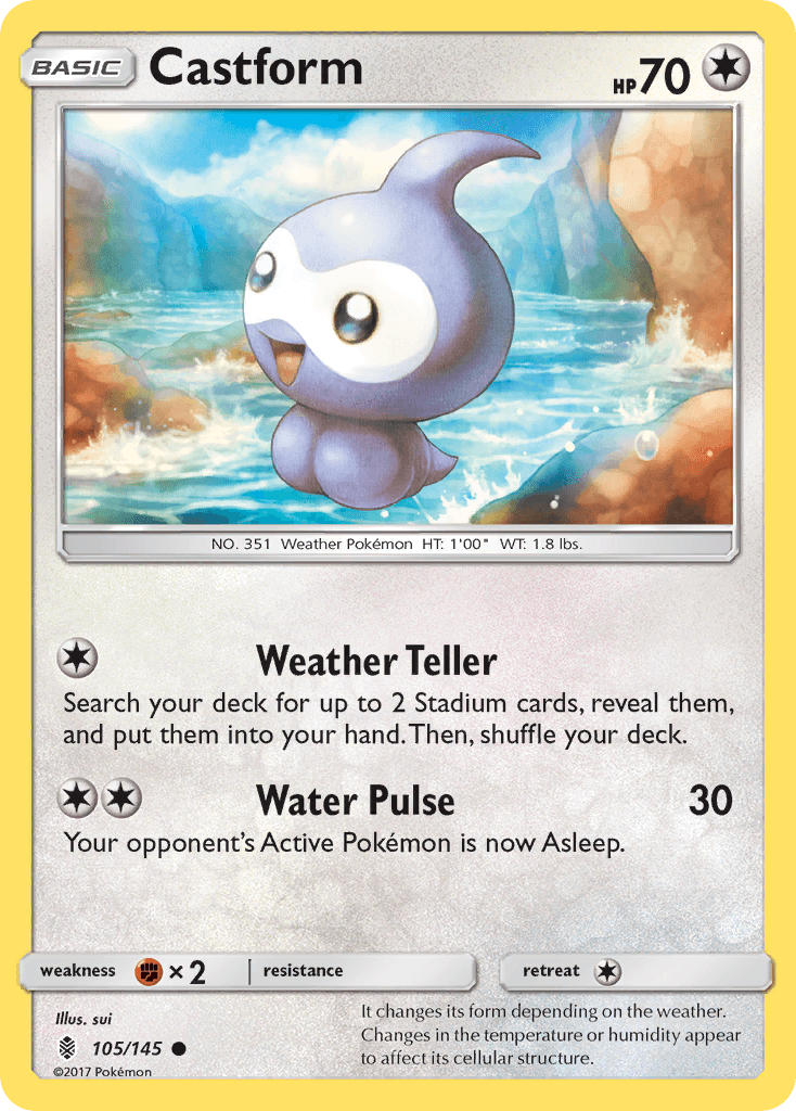 Castform — Guardians Rising #105