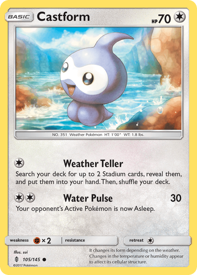 Castform — Guardians Rising #105