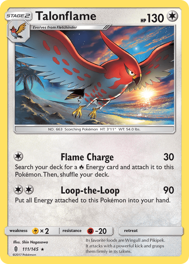 Talonflame — Guardians Rising #111