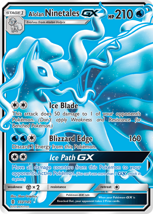 Alolan Ninetales-GX — Guardians Rising #132