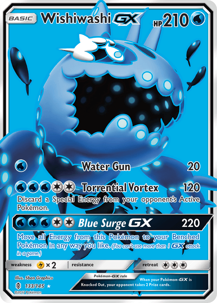 Wishiwashi-GX — Guardians Rising #133