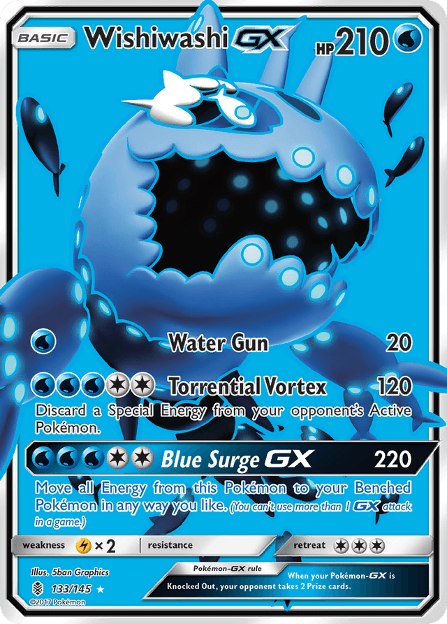 Wishiwashi-GX — Guardians Rising #133