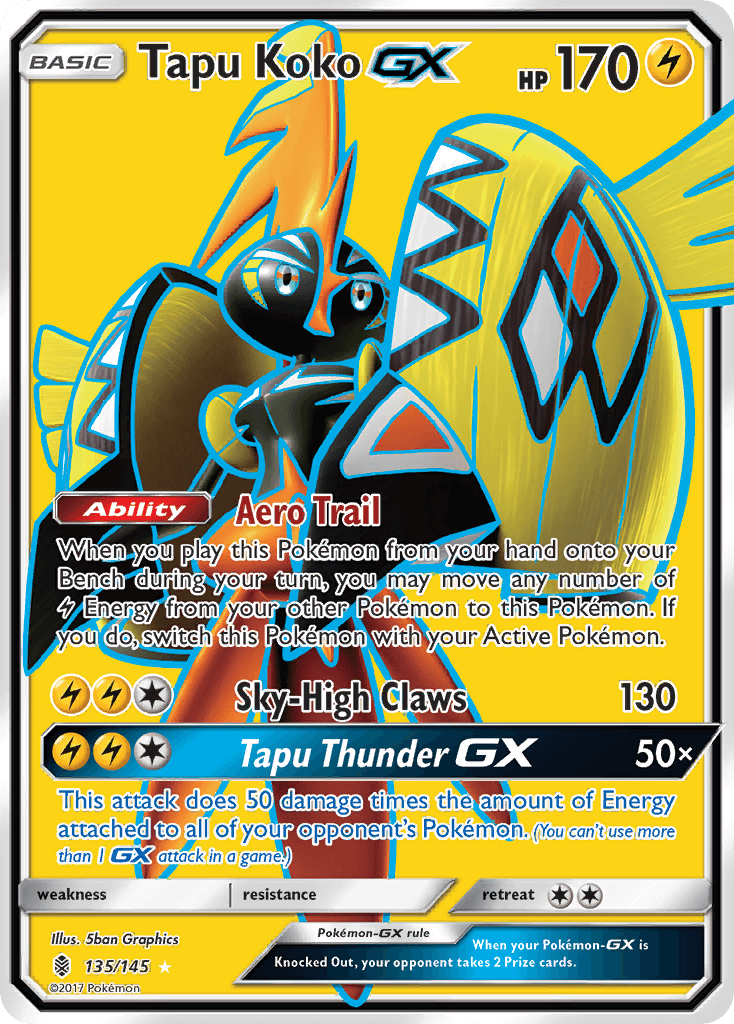 Tapu Koko-GX — Guardians Rising #135