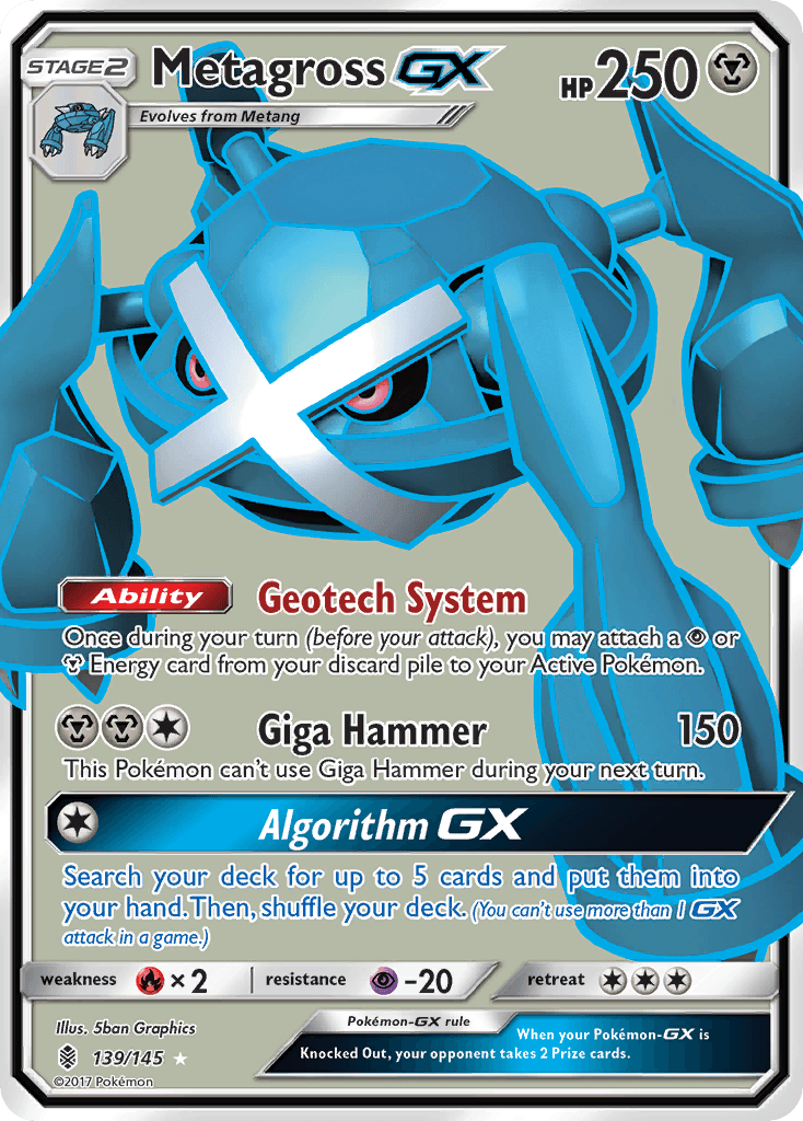 Metagross-GX — Guardians Rising #139