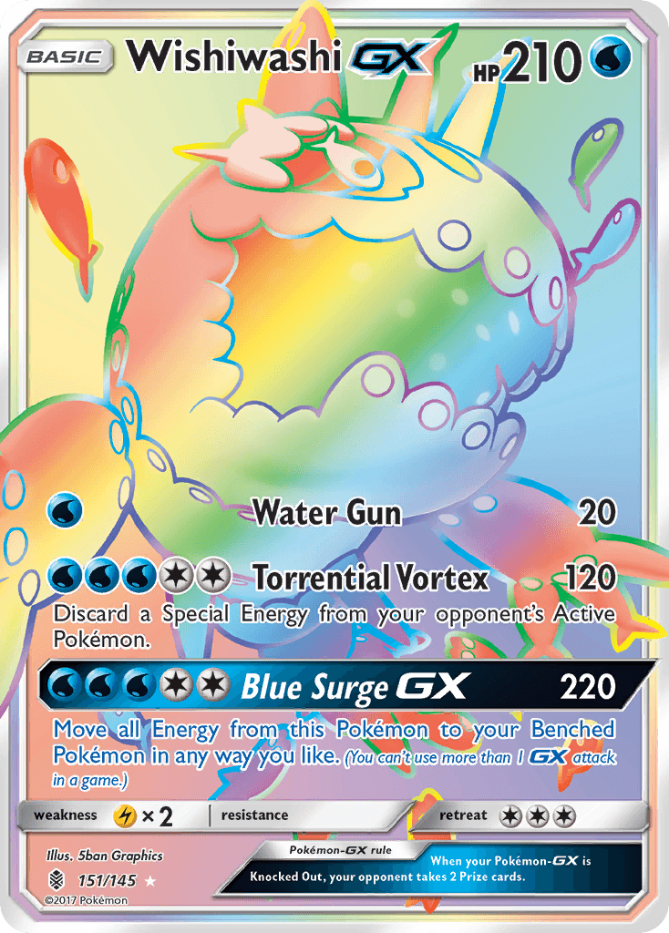 Wishiwashi-GX — Guardians Rising #151