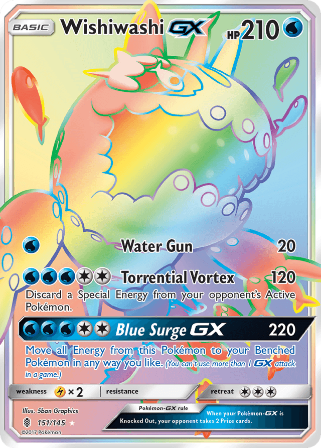 Wishiwashi-GX — Guardians Rising #151