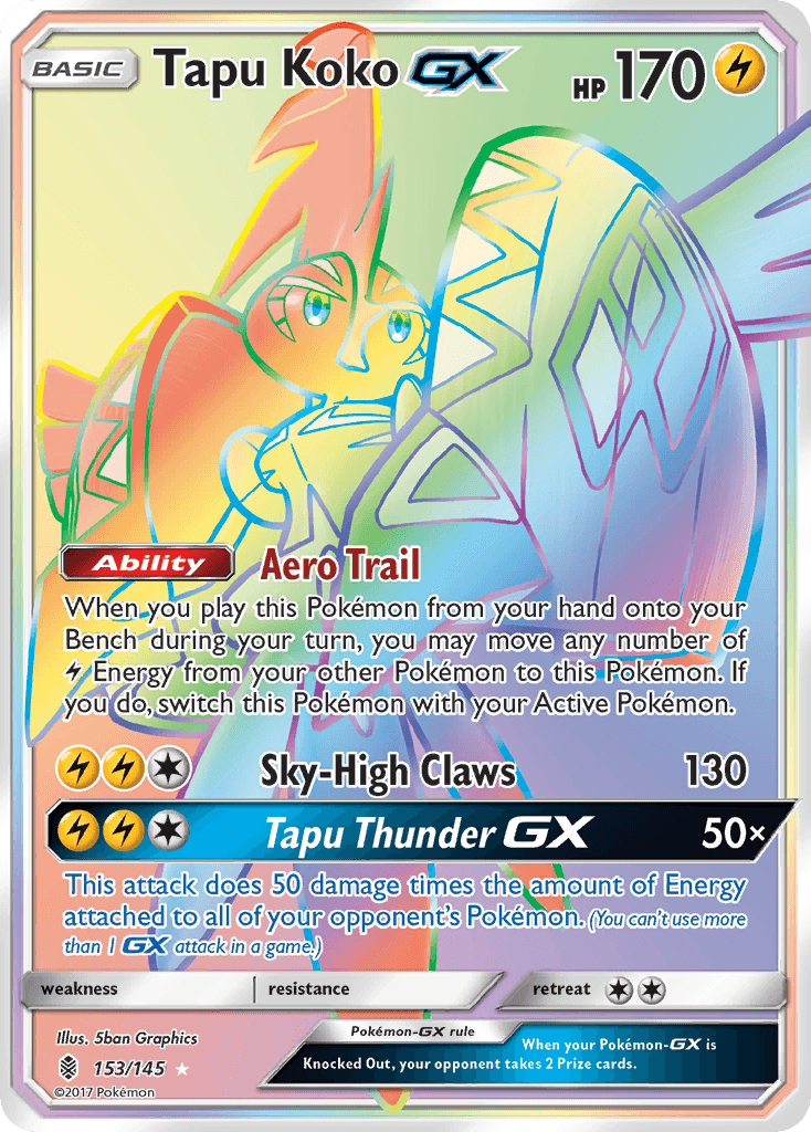 Tapu Koko-GX — Guardians Rising #153