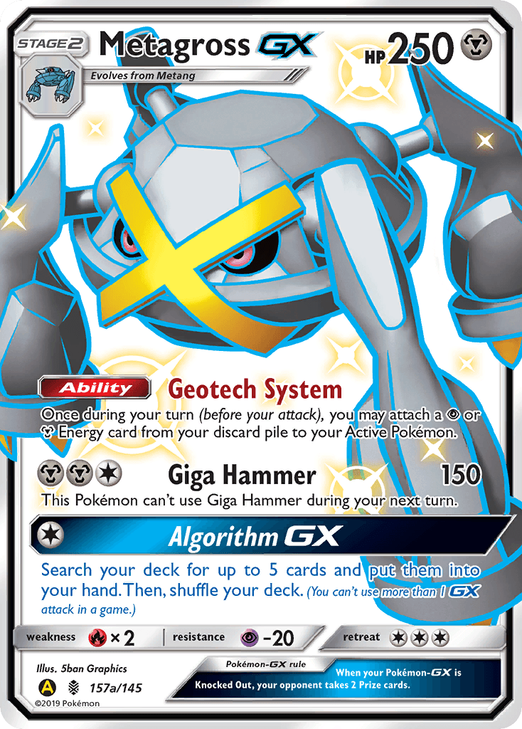 Metagross-GX — Guardians Rising #157a