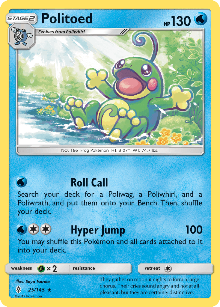 Politoed — Guardians Rising #25