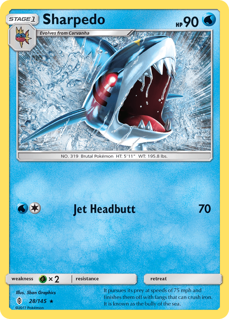 Sharpedo — Guardians Rising #28