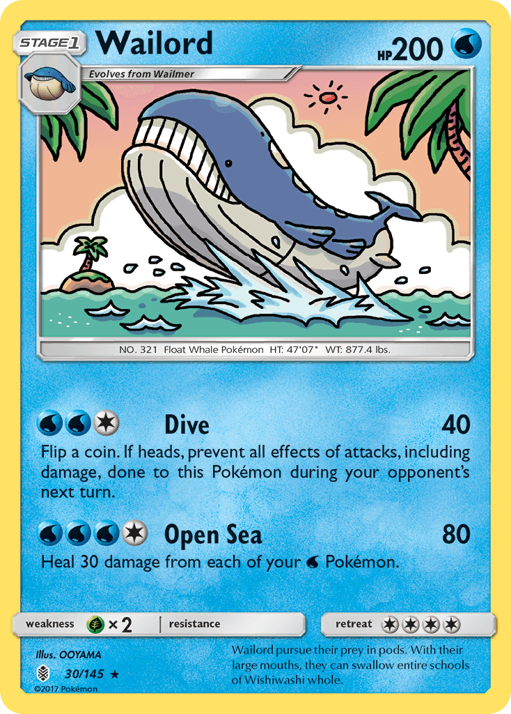 Wailord — Guardians Rising #30