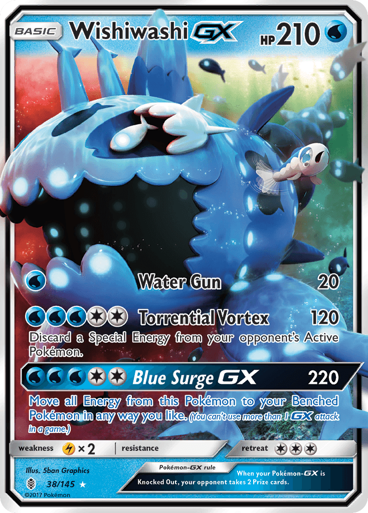 Wishiwashi-GX — Guardians Rising #38