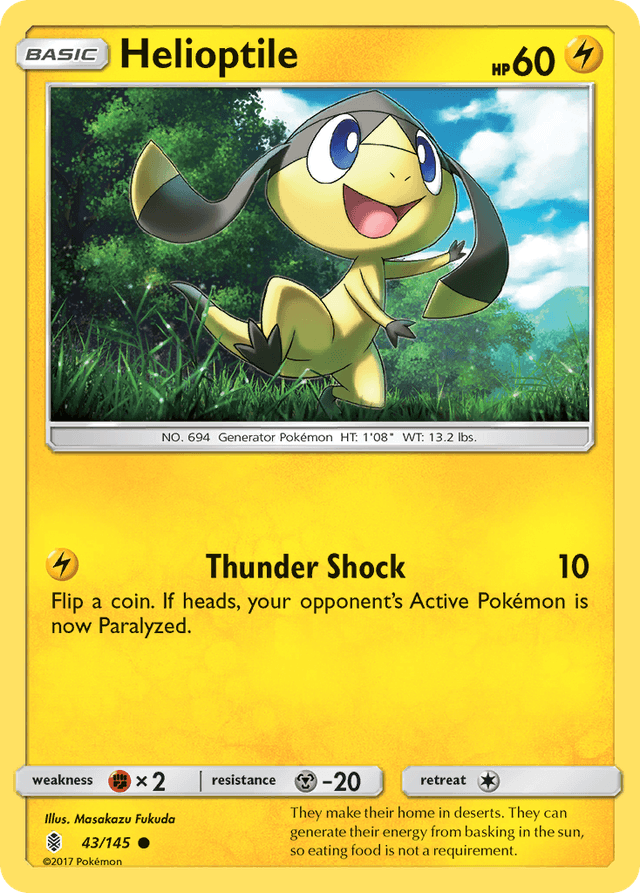 Helioptile — Guardians Rising #43