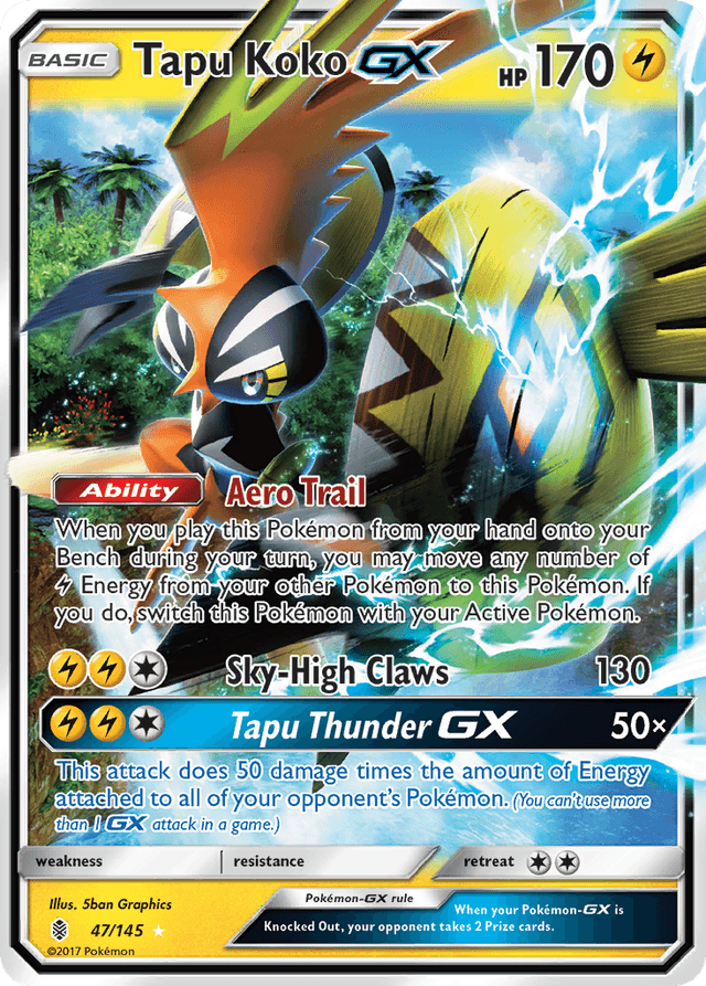 Tapu Koko-GX — Guardians Rising #47