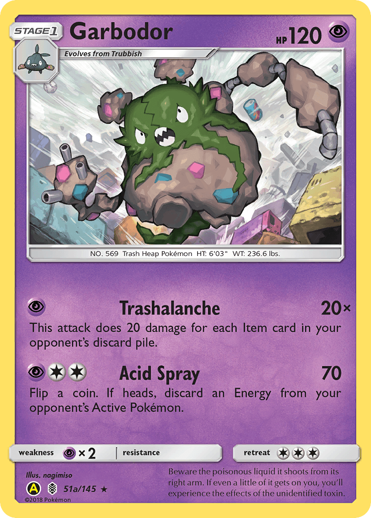 Garbodor — Guardians Rising #51a