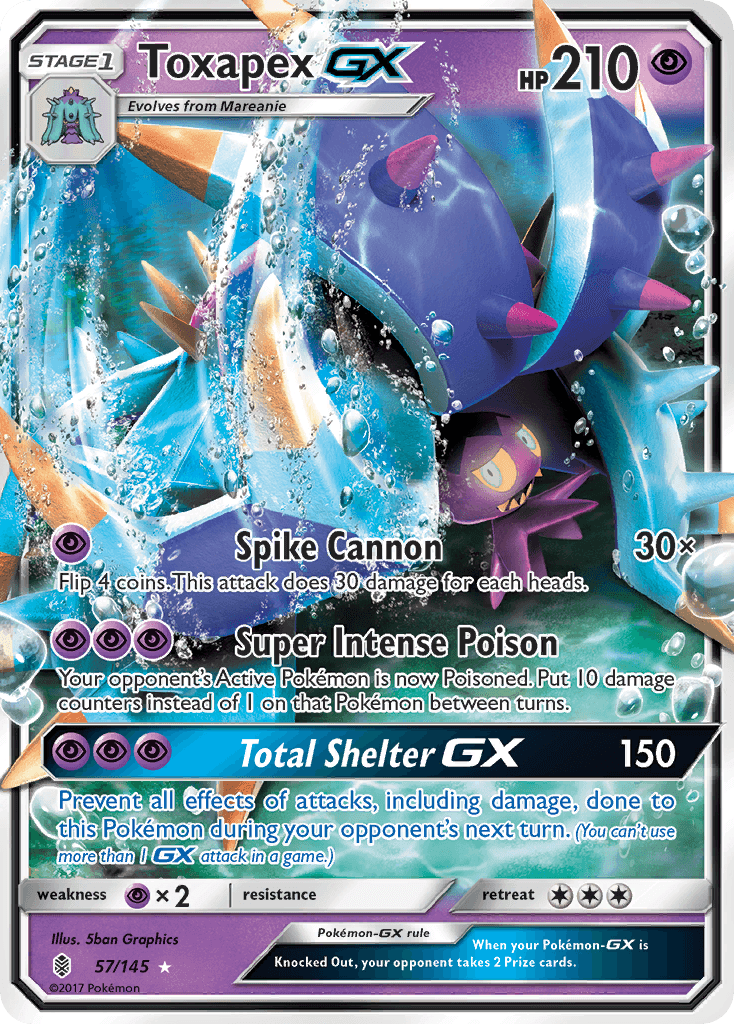Toxapex-GX — Guardians Rising #57