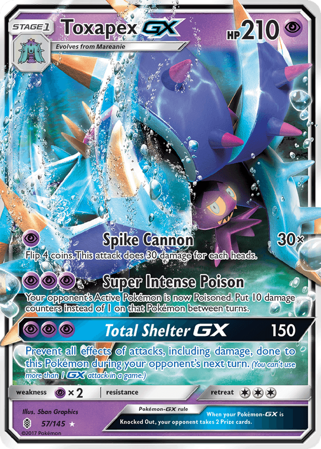 Toxapex-GX — Guardians Rising #57
