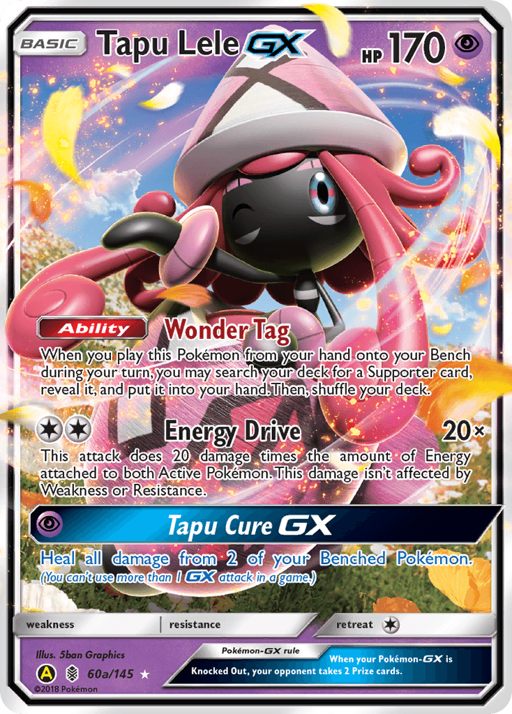 Tapu Lele-GX — Guardians Rising #60a