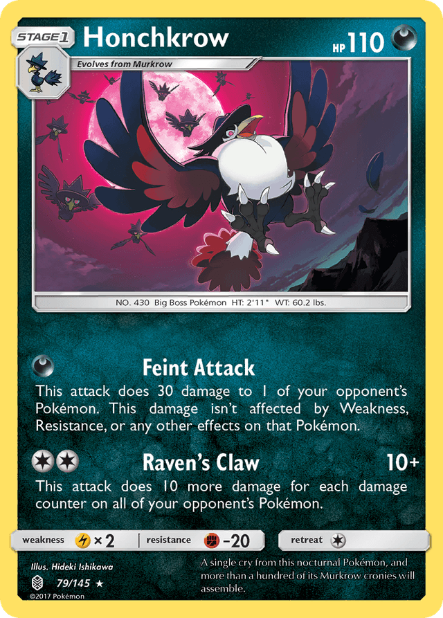 Honchkrow — Guardians Rising #79