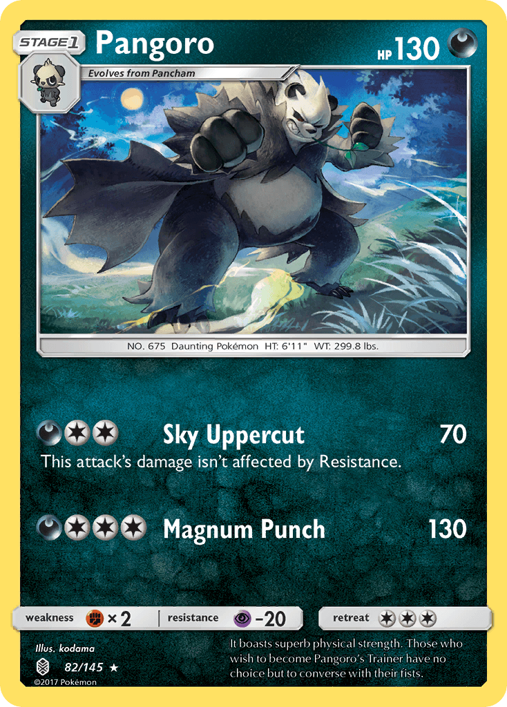 Pangoro — Guardians Rising #82