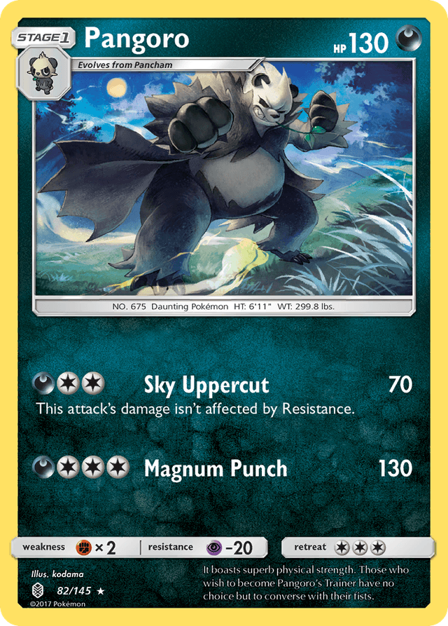Pangoro — Guardians Rising #82