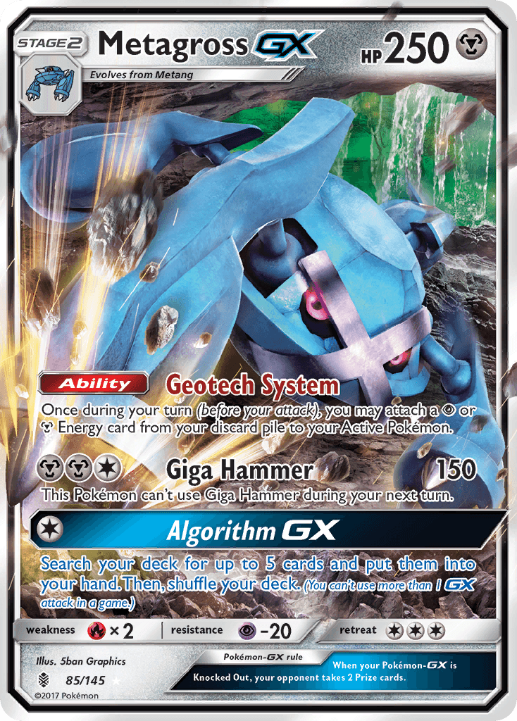 Metagross-GX — Guardians Rising #85