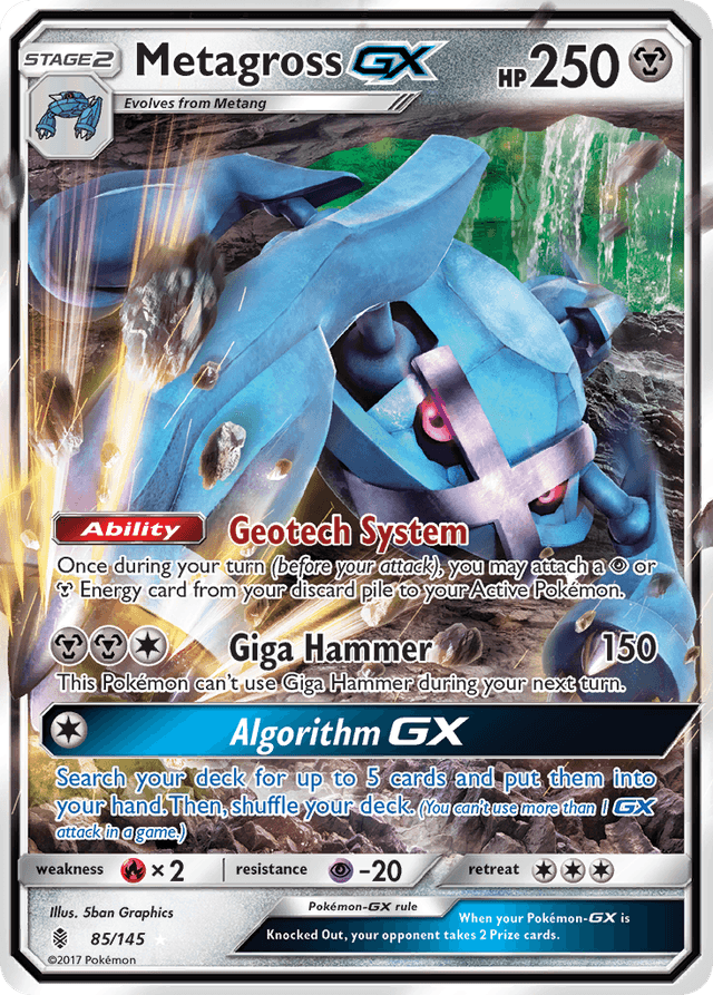 Metagross-GX — Guardians Rising #85