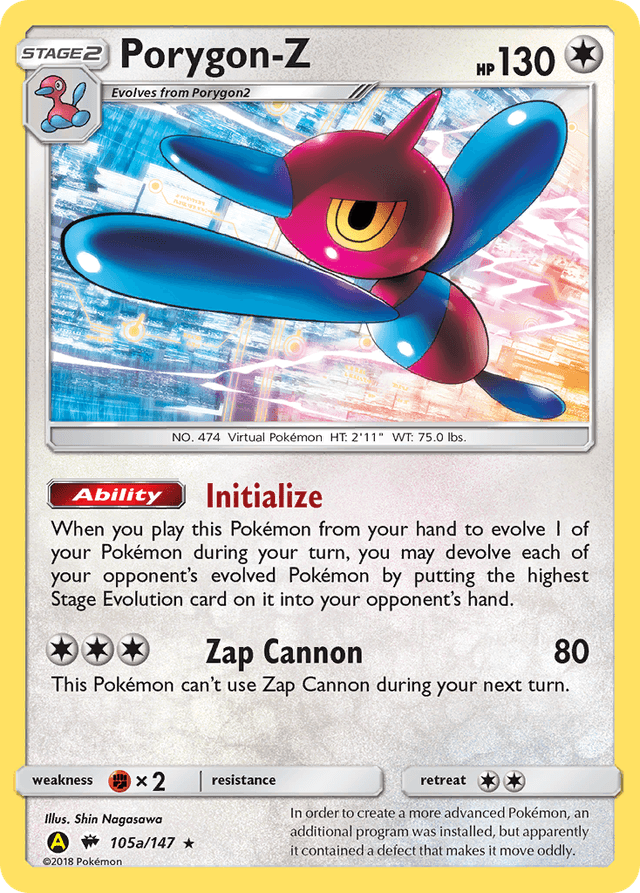Porygon-Z — Burning Shadows #105a