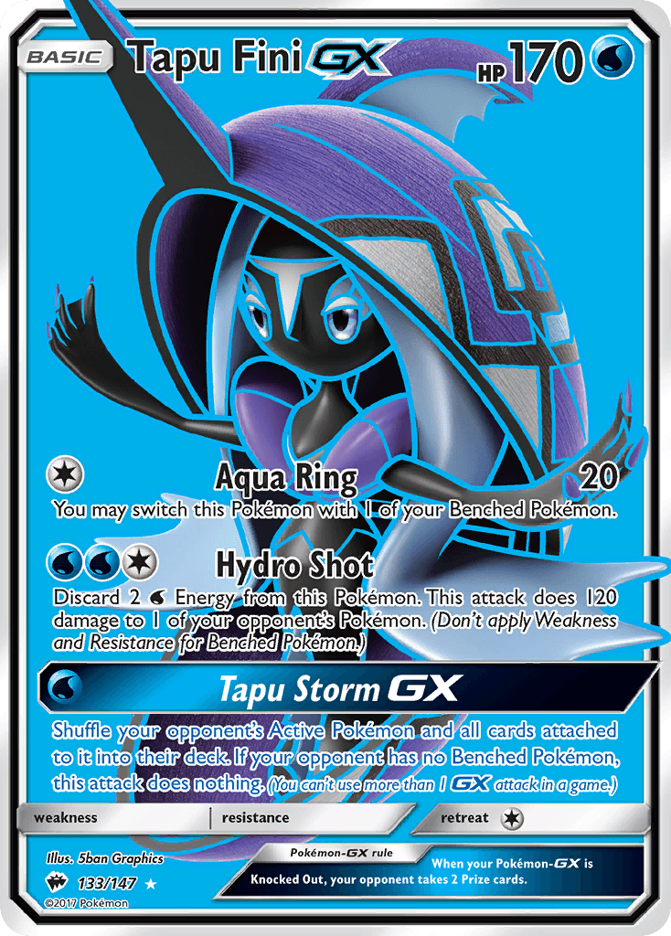 Tapu Fini-GX — Burning Shadows #133
