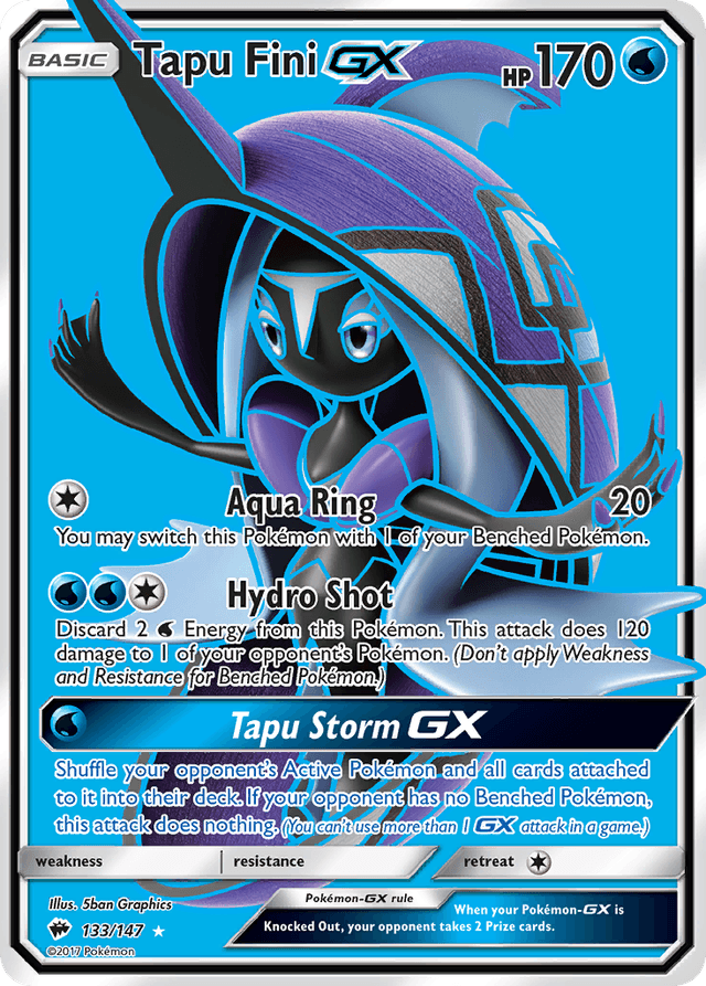 Tapu Fini-GX — Burning Shadows #133